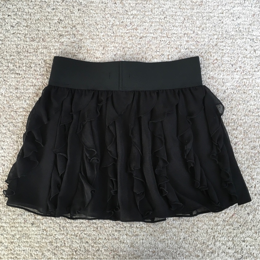 Express Sheer Ruffle Skirt - Picture 3 of 7